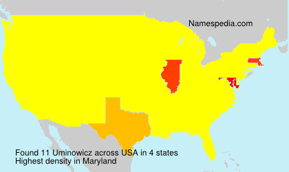 Surname Uminowicz in USA Surname Uminowicz in USA
