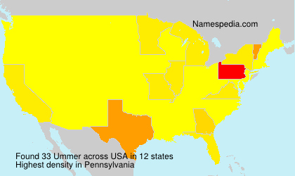Surname Ummer in USA Surname Ummer in USA