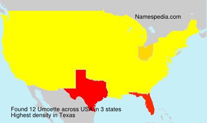 Surname Umoette in USA Surname Umoette in USA