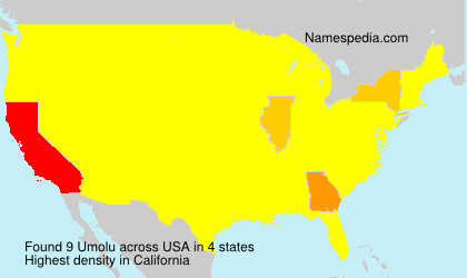 Surname Umolu in USA Surname Umolu in USA