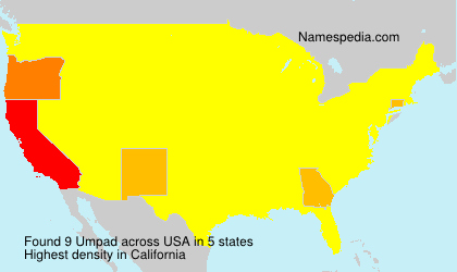 Surname Umpad in USA Surname Umpad in USA