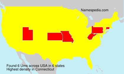 Surname Ums in USA Surname Ums in USA
