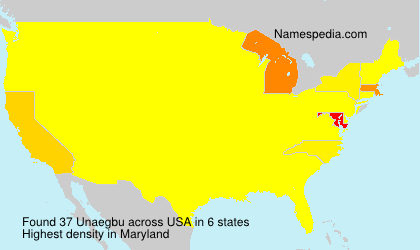 Surname Unaegbu in USA Surname Unaegbu in USA