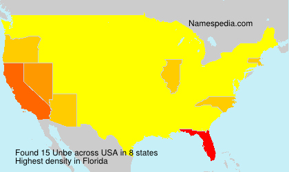 Surname Unbe in USA Surname Unbe in USA