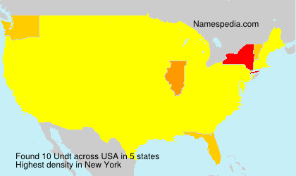 Surname Undt in USA Surname Undt in USA