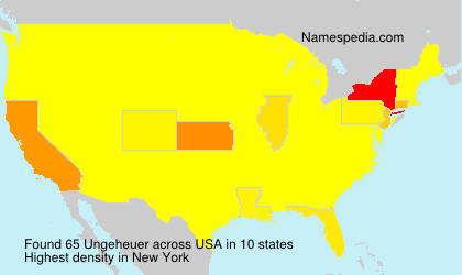 Surname Ungeheuer in USA Surname Ungeheuer in USA
