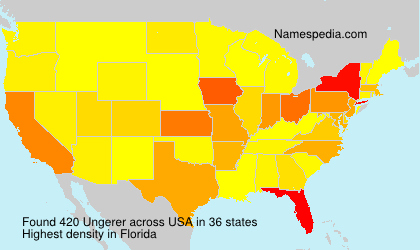 Surname Ungerer in USA Surname Ungerer in USA