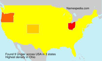 Surname Ungier in USA Surname Ungier in USA