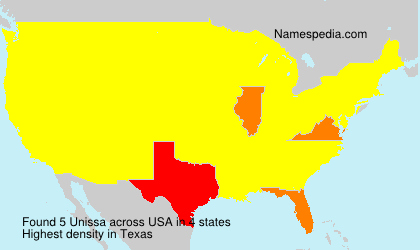 Surname Unissa in USA