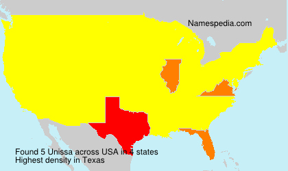 Surname Unissa in USA Surname Unissa in USA