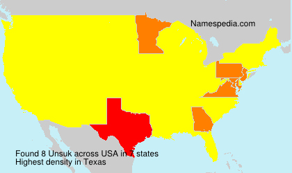 Surname Unsuk in USA Surname Unsuk in USA