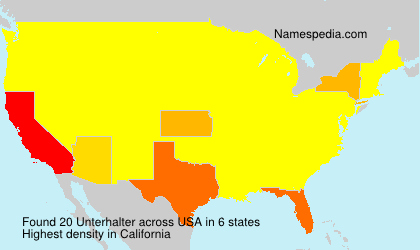 Surname Unterhalter in USA Surname Unterhalter in USA