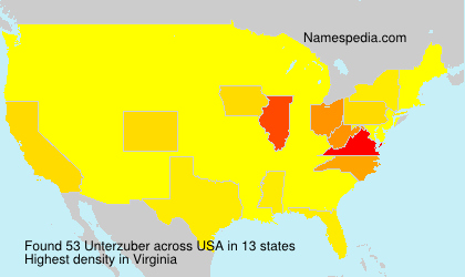 Surname Unterzuber in USA Surname Unterzuber in USA