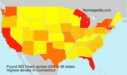 Surname Unwin in USA Surname Unwin in USA