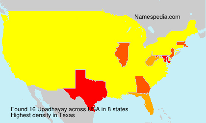 Surname Upadhayay in USA Surname Upadhayay in USA