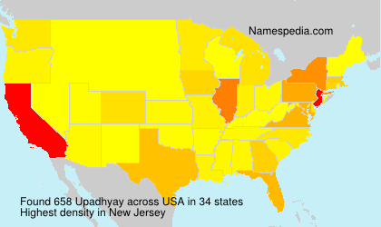 Surname Upadhyay in USA Surname Upadhyay in USA