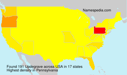 Surname Updegrave in USA Surname Updegrave in USA