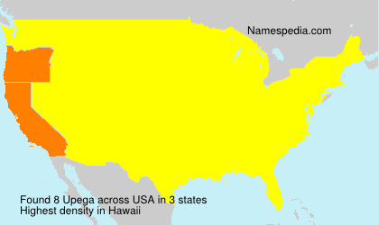 Surname Upega in USA Surname Upega in USA