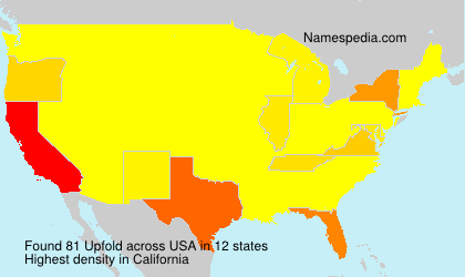 Surname Upfold in USA Surname Upfold in USA