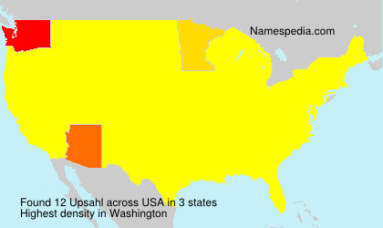 Surname Upsahl in USA Surname Upsahl in USA