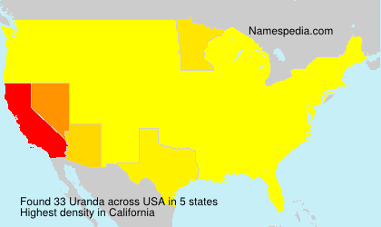 Surname Uranda in USA Surname Uranda in USA
