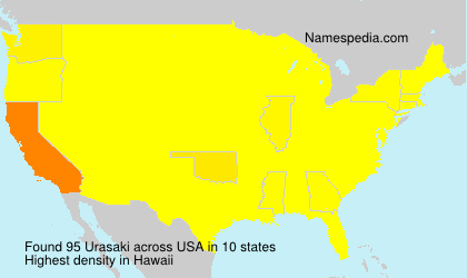 Surname Urasaki in USA Surname Urasaki in USA