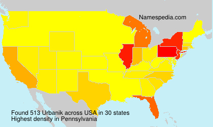 Surname Urbanik in USA Surname Urbanik in USA