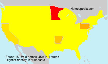 Surname Urbia in USA Surname Urbia in USA