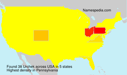 Surname Urchek in USA Surname Urchek in USA