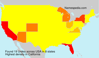 Surname Urdea in USA Surname Urdea in USA