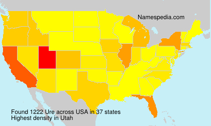 Surname Ure in USA Surname Ure in USA