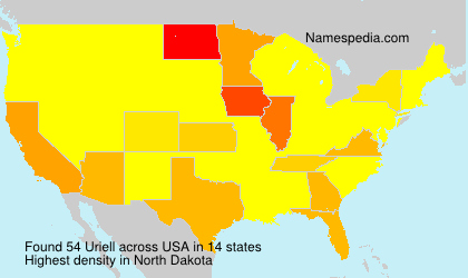 Surname Uriell in USA Surname Uriell in USA