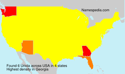 Surname Uriola in USA Surname Uriola in USA