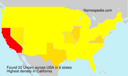 Surname Ursani in USA Surname Ursani in USA