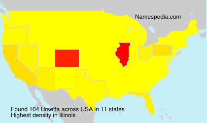 Surname Ursetta in USA Surname Ursetta in USA