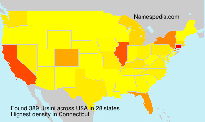 Surname Ursini in USA Surname Ursini in USA