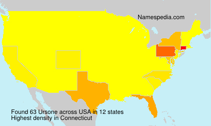 Surname Ursone in USA Surname Ursone in USA