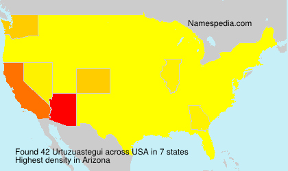 Surname Urtuzuastegui in USA Surname Urtuzuastegui in USA