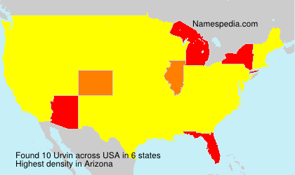 Surname Urvin in USA Surname Urvin in USA