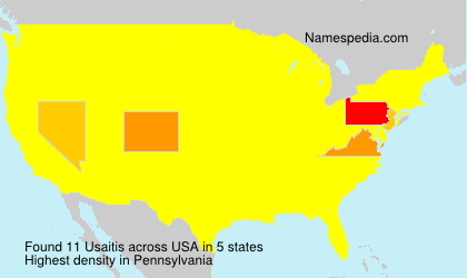 Surname Usaitis in USA Surname Usaitis in USA