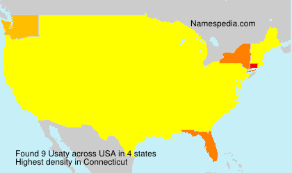 Surname Usaty in USA Surname Usaty in USA