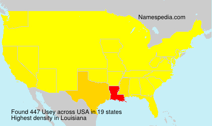 Surname Usey in USA Surname Usey in USA