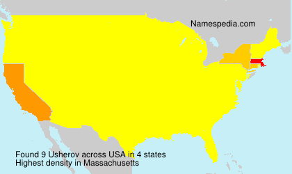 Surname Usherov in USA Surname Usherov in USA
