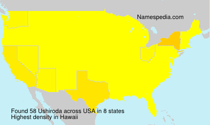 Surname Ushiroda in USA Surname Ushiroda in USA