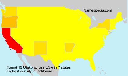 Surname Utako in USA Surname Utako in USA