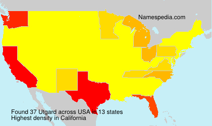 Surname Utgard in USA Surname Utgard in USA