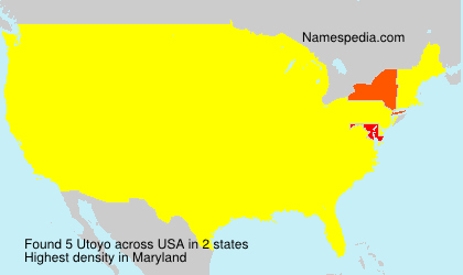 Surname Utoyo in USA Surname Utoyo in USA