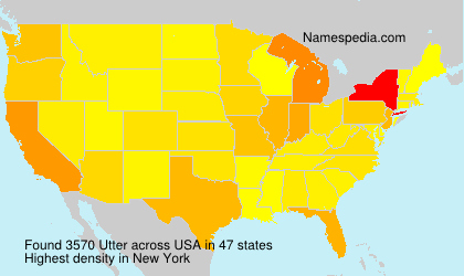 Surname Utter in USA Surname Utter in USA
