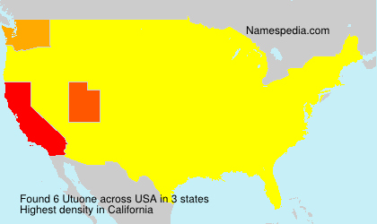 Surname Utuone in USA Surname Utuone in USA