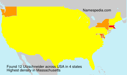 Surname Utzschneider in USA Surname Utzschneider in USA